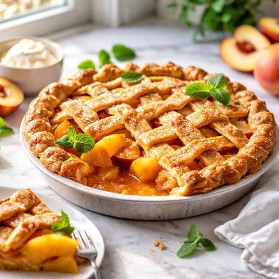 Image of Fabulous Fresh Peach Pie