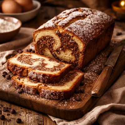 Image of Fabulous Marble Pound Cake