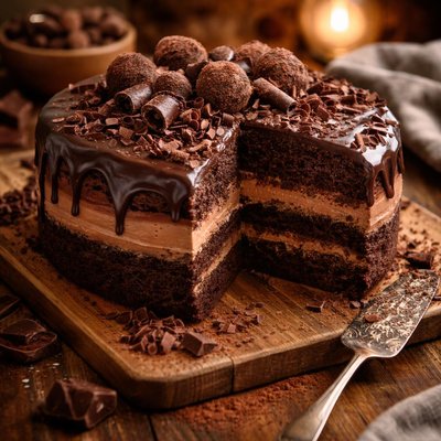 Image of Fairmont Empress Hotel Chocolate Italiano Cake