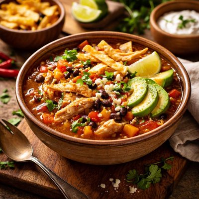 Image of Fajita Chicken Tortilla Soup