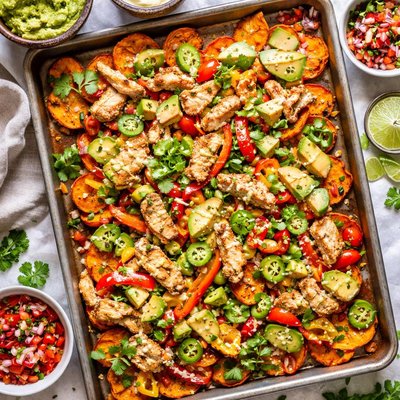 Image of Whole30 Fajita Nachos