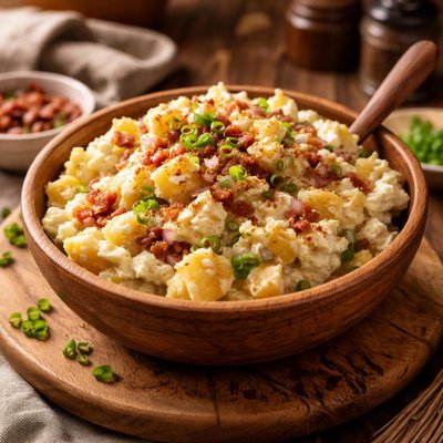 Image of Fake Potato Rutabaga Salad Low Carb