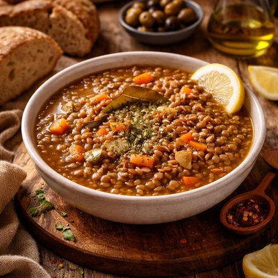 Image of Fakes Traditional Greek Lentil Soup