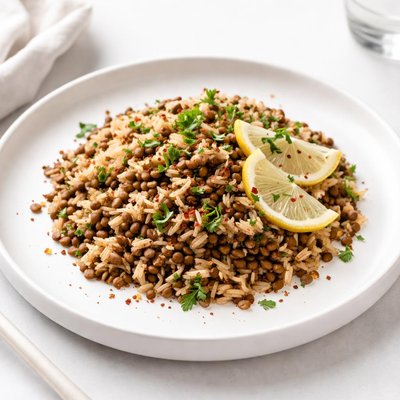 Image of Fakorizo Lentils with Rice