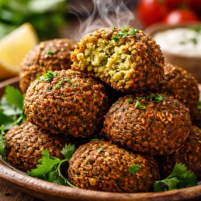 Image of Falafel from Moosewood Cookbook