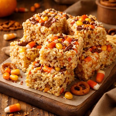 Image of Fall Harvest Rice Krispies Treats