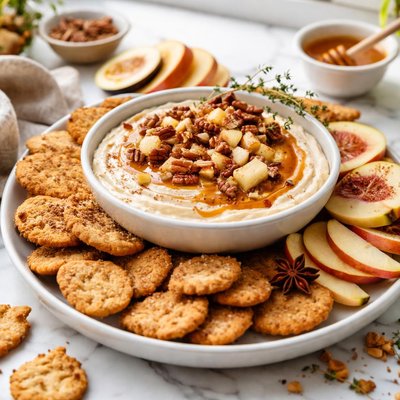Image of Fall Spice Cracker and Fruit Dip
