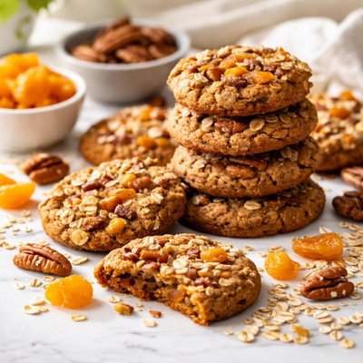 Image of Family Favorite Chewy Apricot Pecan Oatmeal Cookies