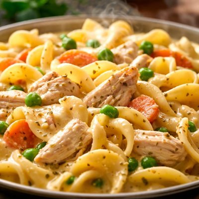 Image of Family Style Creamy Chicken and Noodles