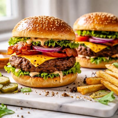 Image of Fancy Hamburgers
