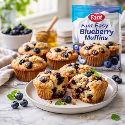 Image of Fant Easy Blueberry Muffins