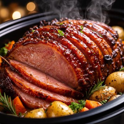 Image of Fantastic Crock Pot Slow Cooker Ham