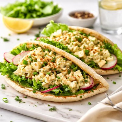 Image of Fantastic Egg Salad Pitas