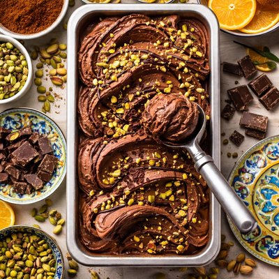 Image of Fantastic Fantabulous Traditional Sicilian Chocolate Gelato