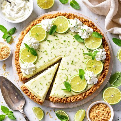 Image of Fantastic Frozen Lime Pie Dessert