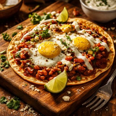 Image of Fantastic Huevos Rancheros with Cumin Lime Cream