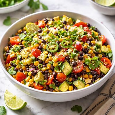 Image of Fantastic Mexican Corn and Bean Salad Vegetarian