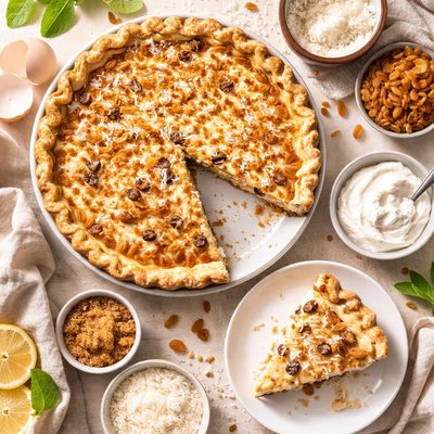 Image of Fantastic Raisin Coconut Pie