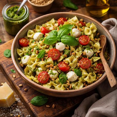 Image of Farfalle and Pesto Salad
