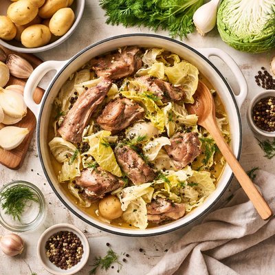 Image of Farikal Lamb and Cabbage