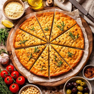 Image of Farinata Ligurian Bread Snack