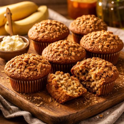 Image of Farm Fresh Banana Bran Muffins