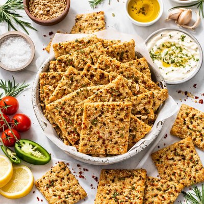 Image of Farmhouse Fresh Homemade Crackers
