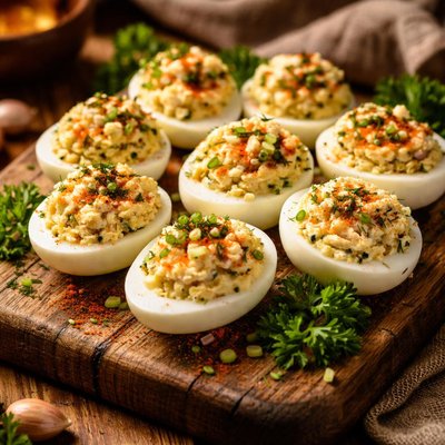Image of Farshirovannye Yaytsa Stuffed Eggs