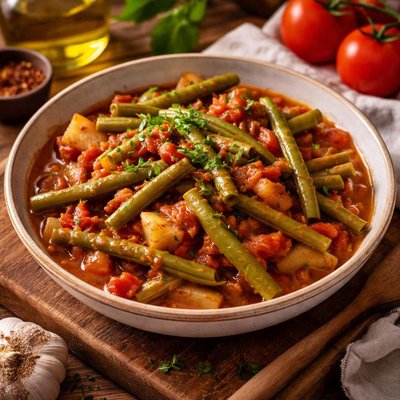 Image of Fasolakia Green Bean Side Dish