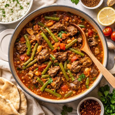 Image of Fasoolya Khadra Jordanian Beef Stew