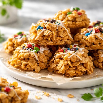 Image of Fast and Easy Corn Flake Candy