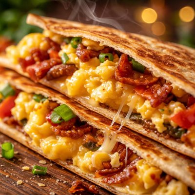 Image of Fast Breakfast Quesadilla