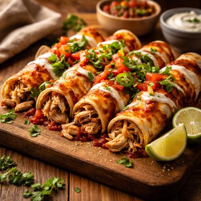 Image of Fast Chicken Enchiladas