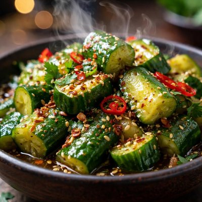 Image of Fast Chinese Cucumber Salad