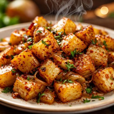 Image of Fast Country Fried Potatoes for One