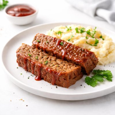 Image of Fast Easy Eggless Meatloaf