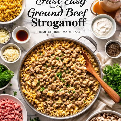 Image of Fast Easy Ground Beef Stroganoff Home Cookin Made Easy