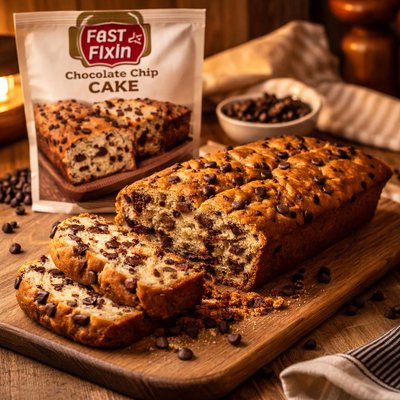 Image of Fast Fixin Chocolate Chip Cake