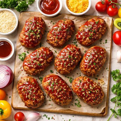 Image of Fast N Tasty Mini Meatloaves