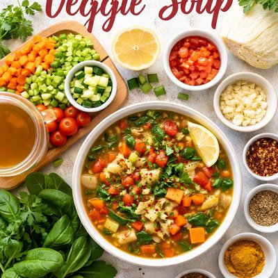Image of Fat Burning Veggie Soup Recipe