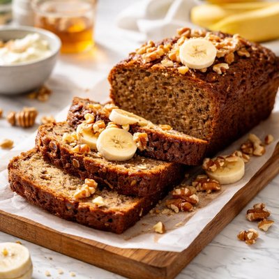 Image of Fat Free Banana Bran Bread