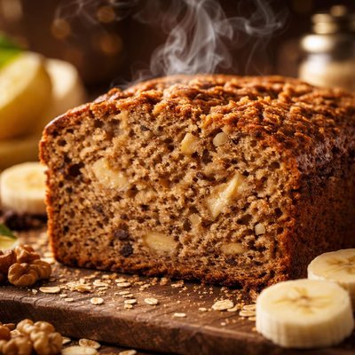 Image of Fat Free Banana Bread Vegan