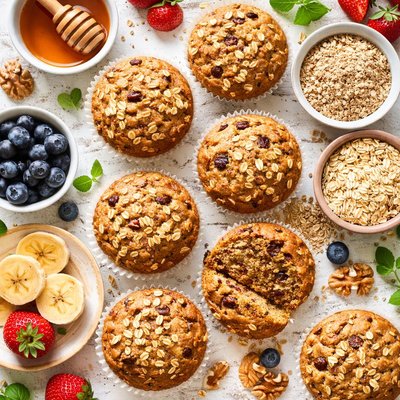 Image of Fat Free Cholesterol Free Bran Muffins