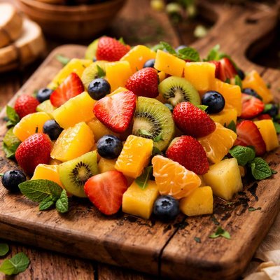 Image of Fat Free Fresh Tropical Fruit Salad