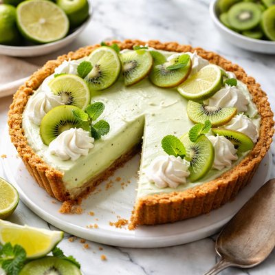 Image of Fat Free Kiwi Lime Pie