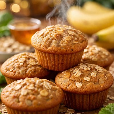 Image of Fat Free Mini Banana Muffins
