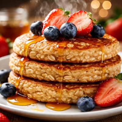 Image of Fat Free Oatmeal Pancakes