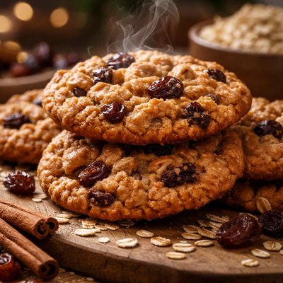 Image of Fat Free Oatmeal Raisin Cookies