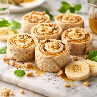 Image of Fat Free Peanut Butter Banana Spirals