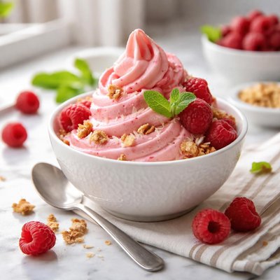 Image of Fat Free Raspberry Frozen Yogurt